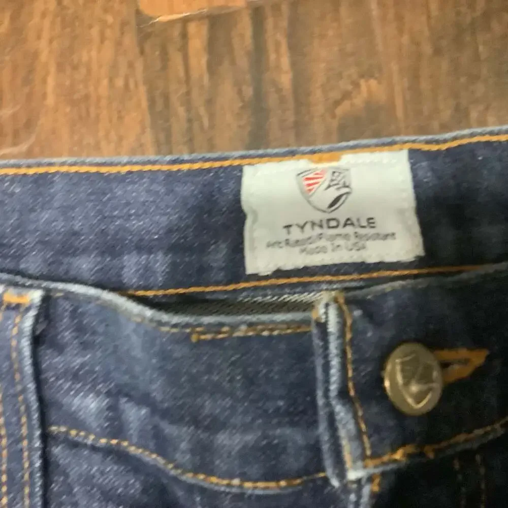 Tyndale Arc Rated Flame Resistant Denim Work Jeans Made In USA 36x36